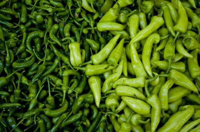 Green peppers